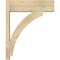 Ekena Millwork Thorton Block Rough Sawn Outlooker, Douglas Fir, 8"W x 26"D x 32"H OUT08X26X32THR05RDF - alternate 4